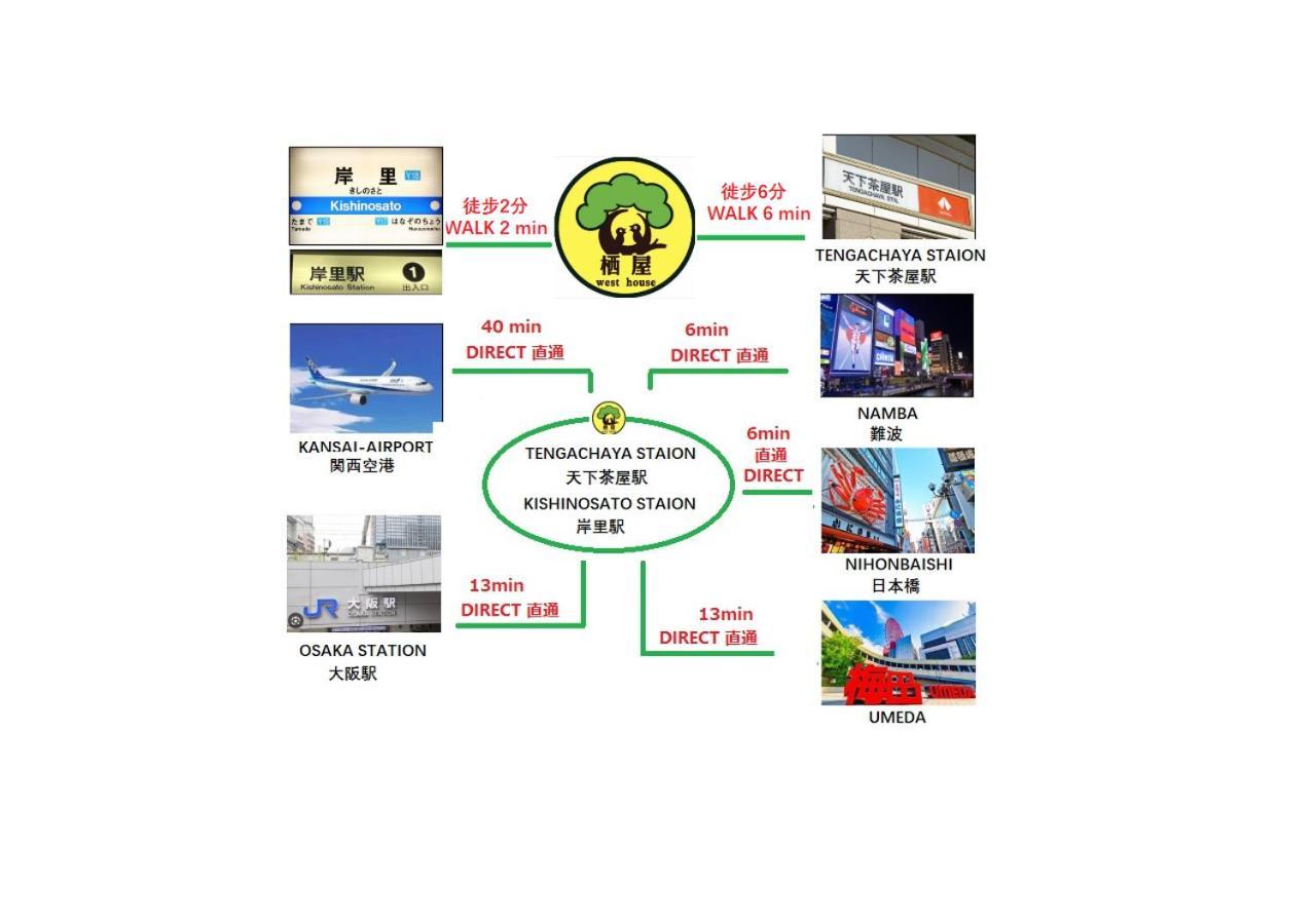 大阪市 Westhouse A 天下茶屋店ヴィラ エクステリア 写真